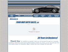 Tablet Screenshot of fourwayautomotive.com